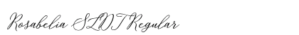 Rosabelia SLDT Regular Font Preview