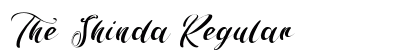 The Shinda Regular Font Preview