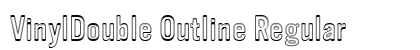 VinylDouble Outline Regular