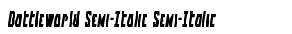 Battleworld Semi-Italic Semi-Italic preview
