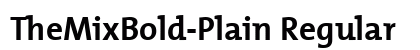 TheMixBold-Plain Regular