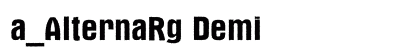 a_AlternaRg Demi font free download