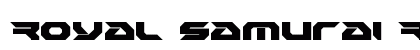 Royal Samurai Regular Font Preview