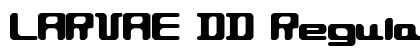 LARVAE DD Regular Font Preview