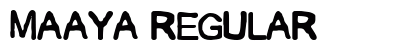Maaya Regular Font Preview