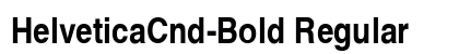 HelveticaCnd-Bold Regular font free download