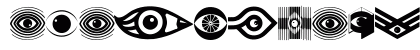 EyesAugenMouth Regular Font Preview