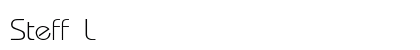 Steff Light Regular Font Preview
