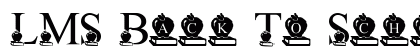 LMS Back To School Regular Font Preview