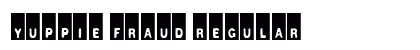 Yuppie Fraud Regular Font Preview Yuppie Fraud Regular Font Preview