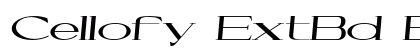 Cellofy ExtBd ExtExp Ita Italic preview Cellofy ExtBd ExtExp Ita Italic preview