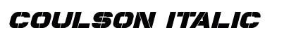 Coulson Italic preview Coulson Italic preview