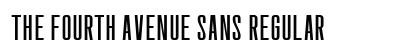 The Fourth Avenue Sans Regular preview