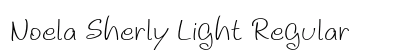 Noela Sherly Light Regular Font Preview