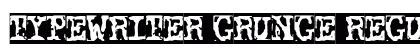 Typewriter Grunge Regular preview