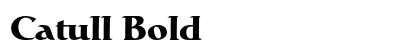 Catull Bold font free download