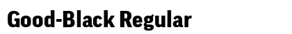 Good-Black Regular preview