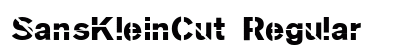 SansKleinCut Regular