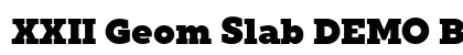 XXII Geom Slab DEMO Black Preview