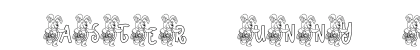Easter Bunny Pooh Regular Font Easter Bunny Pooh Regular Font Preview