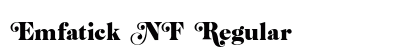 Emfatick NF Regular font free download