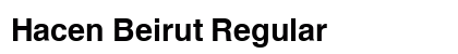 Hacen Beirut Regular Font Hacen Beirut Regular Font Preview