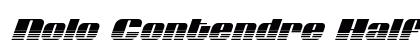Nolo Contendre Halftone Italic Italic Font Nolo Contendre Halftone Italic Italic Font Preview