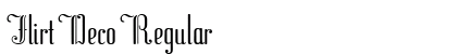 Flirt Deco Regular font free download