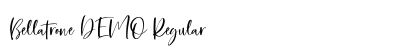 Bellatrone DEMO Regular Font Preview