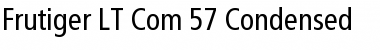 Frutiger LT Com 57 Condensed