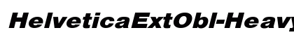 HelveticaExtObl-Heavy Regular font free download