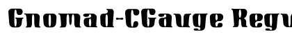 Gnomad-CGauge Regular font free download