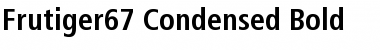 Frutiger67-Condensed Font