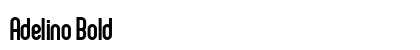 Adelino Bold Font Preview