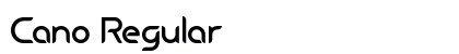 Cano Regular Font Cano Regular Font Preview