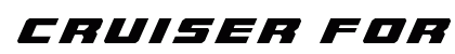 Cruiser Fortress Title Italic Italic Font Preview