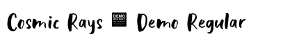 Cosmic Rays - Demo Regular preview