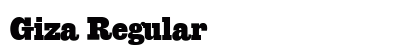 Giza Regular preview