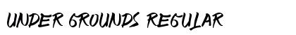 UNDER GROUNDS Regular Font Preview