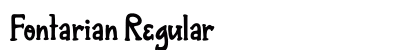 Fontarian Regular Font Preview