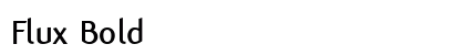 Flux Bold Font Preview