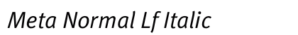 Meta Normal Lf Italic Preview