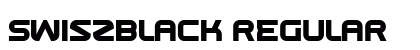 SwiszBlack Regular Font Preview