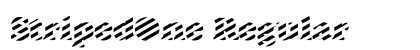 StripedOne Regular Font Preview