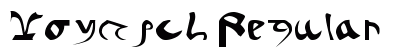 Voynich Regular Font Preview