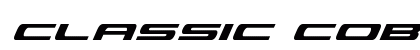 Classic Cobra Super-Italic Italic Font Preview