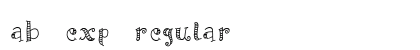 AB Exp Regular Font Preview