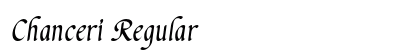 Chanceri Regular Font Preview