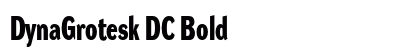 DynaGrotesk DC Bold preview DynaGrotesk DC Bold preview
