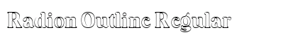 Radion Outline Regular preview